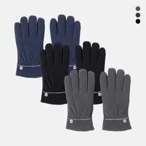[재입고/무료배송] 데니스골프 25FW신상 남성 스마트터치 방한장갑 3종택1_DARWMGL152