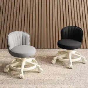 높이조절 스툴 미니 의자 바퀴달린의자 부드러운