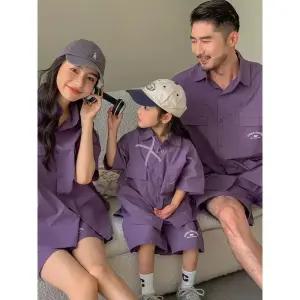 패밀리룩 가족룩 반팔 가족 의상 여름 셔츠 반소매 티셔츠