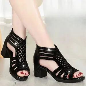 여름용샌들 슬리퍼 바캉스 통굽 신발 데일리