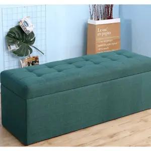 벤치형 스툴의자 180cm 울 대기실 의자 짙은 린넨 현관