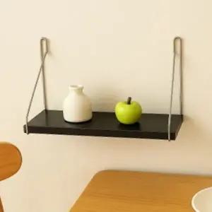 벽걸이 선반 다용도 인테리어 벽장식 무타공 벽 선반 수납용 원룸 침실 화장실 접착식 진열대