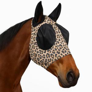 귀가 편안한 신축성 말 파리 마스크 아랍 콥 작은 쿼터 큰 조랑말을 위한 메쉬 트레일 목초지 자외선 차단 기능