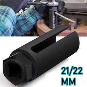 22mm/21mm 자동차 산소 센서 소켓 유럽 스타일 유도 드라이브 렌치 도구 블랙 액세서리
