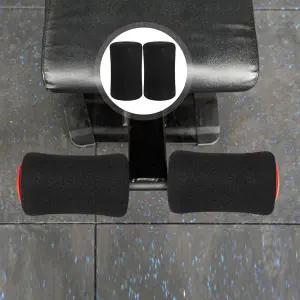 4개입 폼 커버 22mm 내부 135mm 길이 75mm 외부 쿠션 지지대 슬리브 헬스장 부품 패드 레그 머신 커버 풋