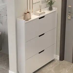 폭좁은신발장 현관 슬림 수납장 얇은 우드 폴딩 미니