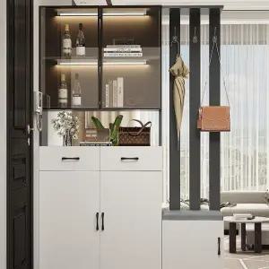 전실수납장 원룸 공간분리 수납장 파티션 현관 다용도 거실