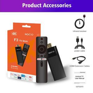 공장 직접 MX10-F3 TV 스틱 4K 안드로이드 11 Allwinner H313 2.4G 및 5G Wifi 2GB 16GB tv 박스 화재 4k