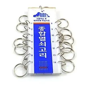 열쇠 보관용품 종합 키홀더 도어 키링 보조 부속 화장실 식당용 용품 (WFJ507F)