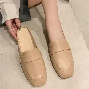 여성 뮬 슬리퍼 여자 구두 로퍼 3색 다용도 여름 신발 (WFJ4YVP)