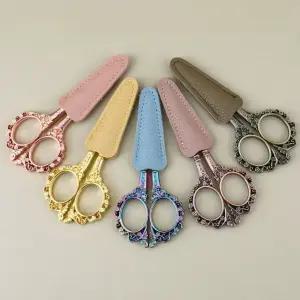 빈티지 미니 바느질 가위 자수 자재 휴대용 다꾸 소품 (WFJ5TZS)