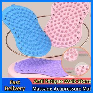 발 요가 마사지 지압 보드 매트 피로 방지 걷기 돌 침혈 매트 입자 휴대용 마사지 도구