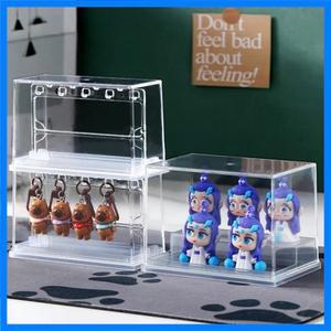 미니 점토 입상 보관 상자 디스플레이 케이스 투명 데스크탑 Na'vi 장난감 주최자 Kapala 모델 쇼케이스 쥬