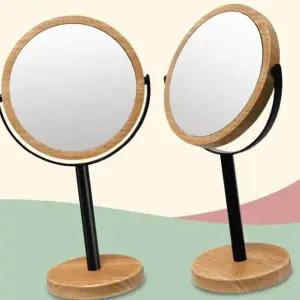 립스틱미러 원형 화장대 테이블 스탠드 회전거울 (WFJ5J3H)