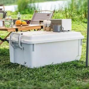 이동식 트롤리 캠핑 수납 자동차 트렁크 박스 보관함