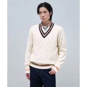 매장정품 빈폴 BEANPOLE MEN 케이블 틸든 니트 아이보리 (BC4951C500) BC4951C500 227426
