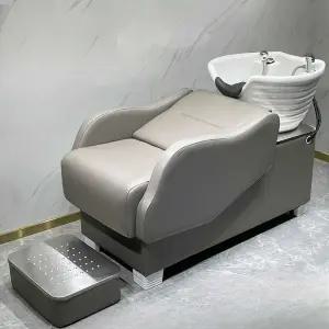 헤드스파 샴푸대 미용실 블랙 의자 미용 체어 스파 온수