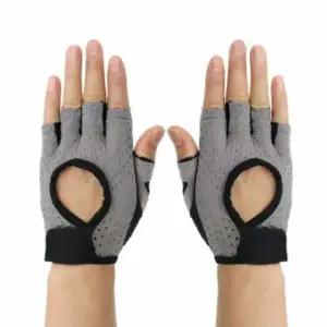 메쉬여성논슬립헬스장갑등산웨이트반장갑(M)