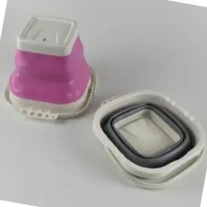 접이식 미술물통 유치원 붓세척기 사각 세척용기 미술용품 (WFK6ARD)