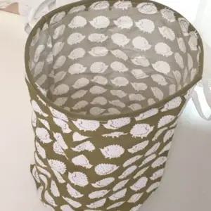 패브릭 소품 바스켓 고슴도치 인형 정리함 장식용 수거함 (WFK6BFT)