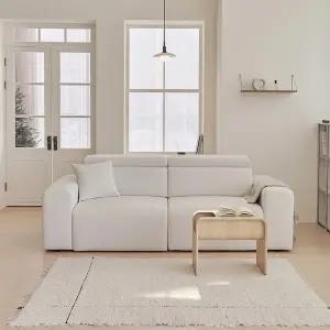 [포스트모던]조엘 리클라이너 모션 슬라이드 무빙 패브릭 3인 쇼파