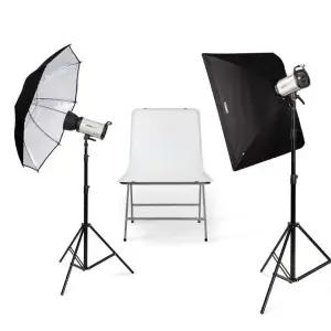 엄 실버 E400 C 스튜디오 촬영 세트 사진조명 SUT (WFJR4DD)