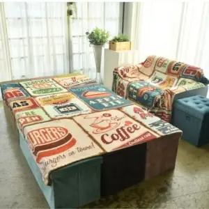 담요나라 극세사 패브릭 쇼파 블랭킷 무릎 이불 행잉 빈티지 담요 캠 (WFK75KH)