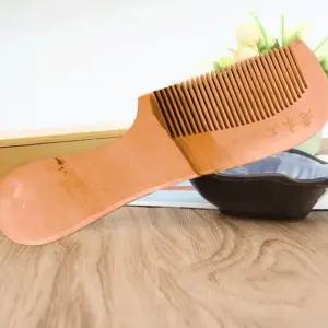 모발브러시 두피 관리 매끄러운 도톰한 나무도끼빗 부드러운 (WFJ752G)