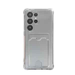 갤럭시점프 케이스 클리어 범퍼 카드수납 핸드폰 커버 A326K