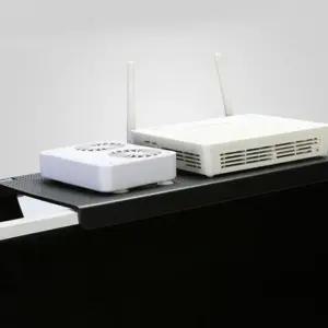 공유기거치대 와이파이 티비 보관용이 간편설치 무타공TV선반 접이식 (WFJ75KB)