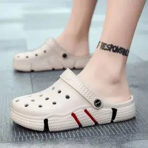 샌들 쿠션슬리퍼 통기성 데일리 여름 방수 남성샌들 E (WFJ70ME)