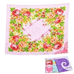 플라워 피에르가르뎅 패턴 코너 레이스 여성 손수건 (WFJ68YK)