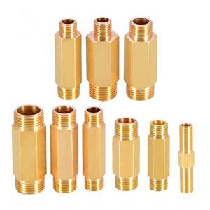 황동 외부 BSP 연장 직선 가스용 파이프 어댑터 오일 나사
