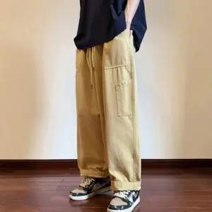 남성 와이드핏 스트릿 허리 밴딩 팬츠 DMS-PTA-Q4139121