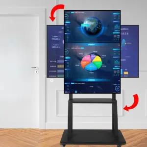 TV 회전 거치대 티비장 네트워크 스탠드 회의실 강연 브라켓