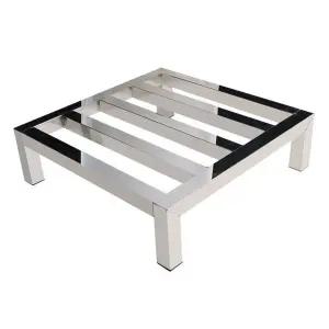 스텐 화분 받침대 베란다 철제 대형 거치대 사각