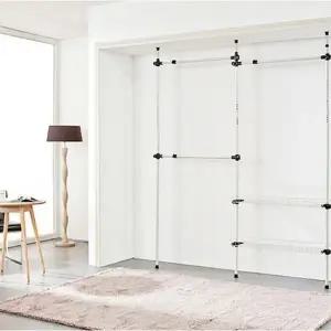 [하프클럽/]작업실행거 바구니 옷걸이 포함 내구성정리대 바구니2단