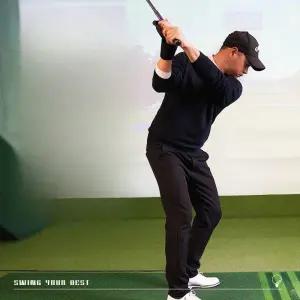 골프힌지 손목고정 스윙 양손 밴드 홀더 코킹 퍼팅 도구 왼손 거장 고정 손목교정기.