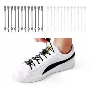 실리콘 운동화끈/ 묶지않는 신발용 고무끈/ 아이신발 운동화끈 신발끈