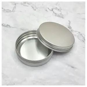 알루미늄 원형 공병 100g 크림용기 화장품공병 원형틴케이스