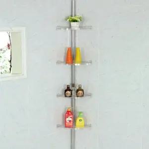 욕실코너선반 욕실용품 욕실수납 투명코너선반 4단욕실수납선반 (WFJ7OYW)