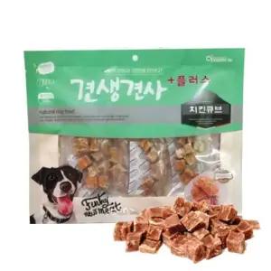 고품질 300g 플러스 간식 견생견사 치킨큐브 강아지 (WFJS2TP)
