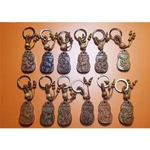 12간지 베스트 인기 열쇠고리 저렴한 평안부부 (WFJSPM0)