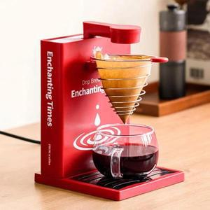 ICafilas 휴대용 커피 머신 2 in 1 차 및 파우더 드립 전기 메이커 빠른 가열 쉬운 작동