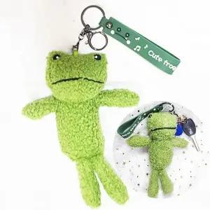 선물 키홀더 개구리인형 키링 필수템 열쇠 트렌 (WFJSQIE)