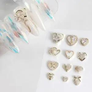 고품질 하트 셀프파츠 하트파츠 고급파츠 네일아트 지르 고급파츠 (WFK9D4X)