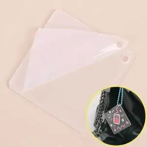 판 키링 DIY 사각 투명 아크릴 셀프 WF6B2CD