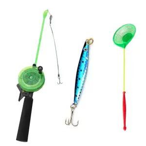 산천어축제 일체형 얼음낚시대 1인세트 송어 빙어 채비