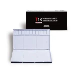 신우아트 타이탄 수채화 알루미늄 미니 무광 13칸 팔레트/T13파레트 (WFK93A1)