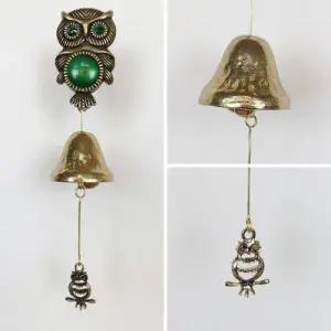 옥돌부엉이1종 그린 황동 현관 출입 풍경 문종 도어벨 W5FDA04